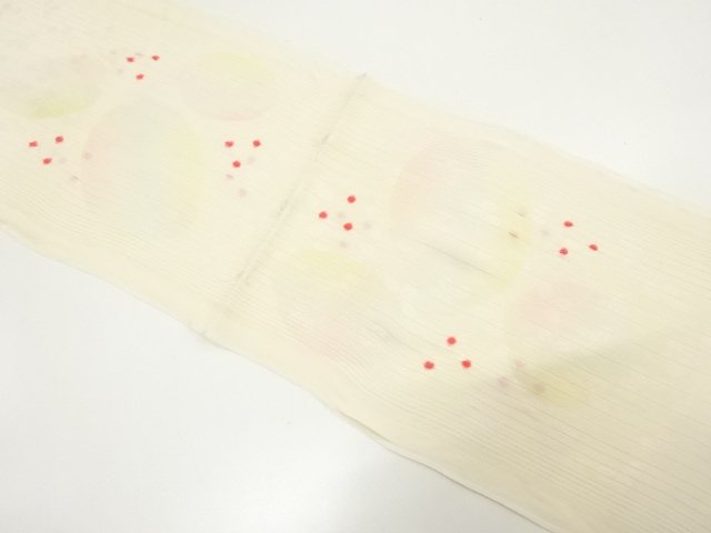 JAPANESE KIMONO / OBIAGE FOR SUMMER / SILK / SHIBORI
